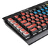 Antigua and Barbuda Flag Distressed K95 RGB PLATINUM Mechanical Gaming Keyboard Skin
